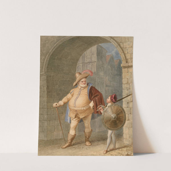 Illustrations to Shakespeare’s Falstaff plays Pl.02 (19th century) by John Massey Wright