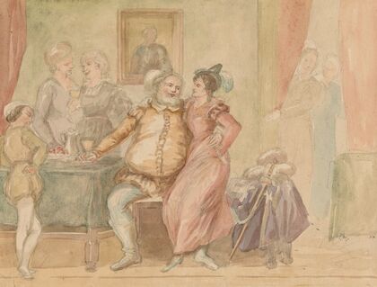 Illustrations to Shakespeare’s Falstaff plays Pl.04 (19th century)