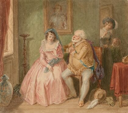 Illustrations to Shakespeare’s Falstaff plays Pl.07 (19th century)