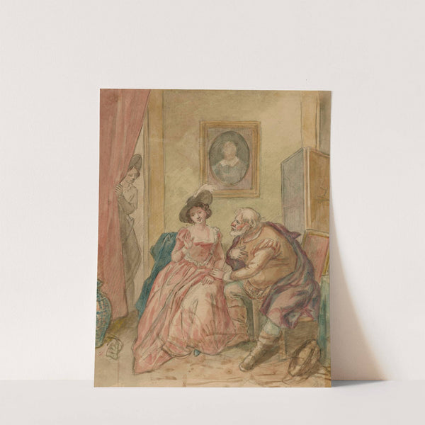 Illustrations to Shakespeare’s Falstaff plays Pl.08 (19th century) by John Massey Wright