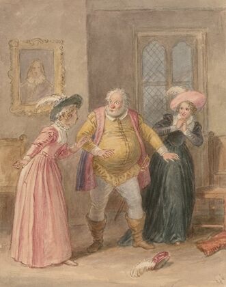 Illustrations to Shakespeare’s Falstaff plays Pl.10 (19th century) — size preview