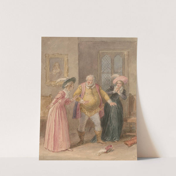 Illustrations to Shakespeare’s Falstaff plays Pl.10 (19th century) by John Massey Wright
