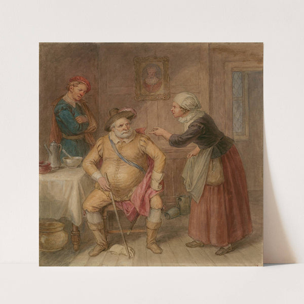 Illustrations to Shakespeare’s Falstaff plays Pl.11 (19th century) by John Massey Wright