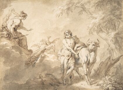 Illustrations to the Metamorphoses of Ovid; Jupiter and Io (.1); Jupiter and Io, disguised as a white beifer (.2); Mercury Rescuing Io from Argus (.3)