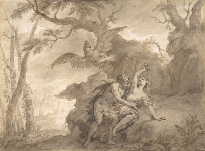 Illustrations to the Metamorphoses of Ovid; Jupiter and Io (.1); Jupiter and Io, disguised as a white beifer (.2); Mercury Rescuing Io from Argus (.3)