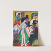 Im Bordell (1913-1920) by Ernst Ludwig Kirchner