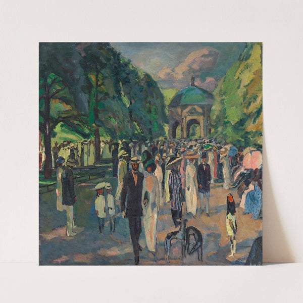 Im Münchner Hofgarten (1911) by Albert Weisgerber