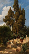 Im Park der Villa d’Este bei Tivoli (1870)