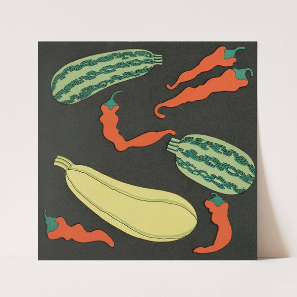 Images à colorier, Des Légumes Pl.09 (1935) by Elena Pavlovna Gertik