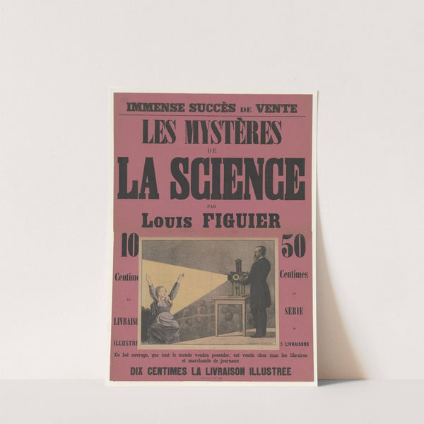 Immense succès de vente. Les Mystères de la science par Louis Figuier (1888) by Imp. H. Robelin