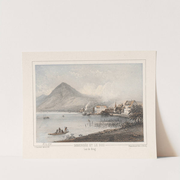 Immensée et le Rigi Lac de Zoug by Jean Jacottet