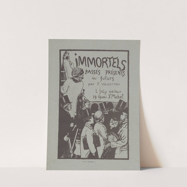 Immortels passés présents ou futurs – page de titre (1892) by Félix Vallotton