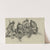Impression - litter bearers Mt. Aestin [i.e. Mt. Austen] front - Guadalcanal by Howard Brodie