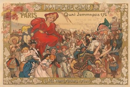 Imprimerie Camis Quai Jemmapes 172. revue de ses principales créations artistiques. Les plus grandes machines du monde (1898)