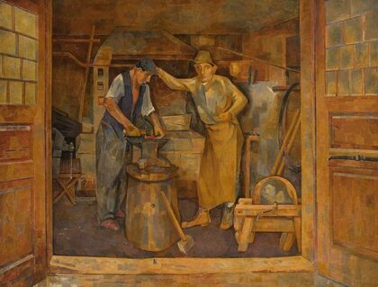 In a forging shop