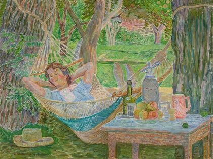 In a hammock (1933)