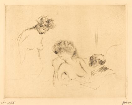 In a Private Room (third plate)