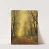 In Autumn’s Golden Glow by John Atkinson Grimshaw