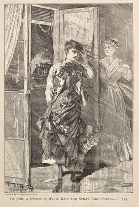 In Came a Storm of Wind, Rain and Spray – and Portia (1869)