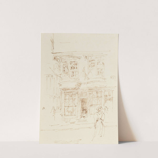 In Cathedral Close, Canterbury (circa 1896) by James Abbott McNeill Whistler