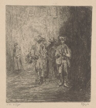 In de straat Rome (1873-1931)