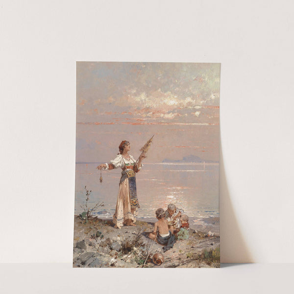 In der Bucht von Neapel by Franz Richard Unterberger