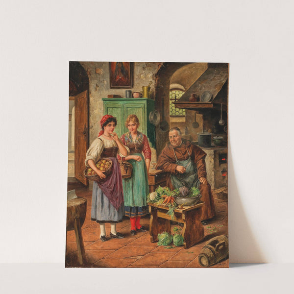 In der Klosterküche by Carl Ostersetzer