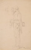 In die Ferne schauender Soldat (ca 1847-1848)