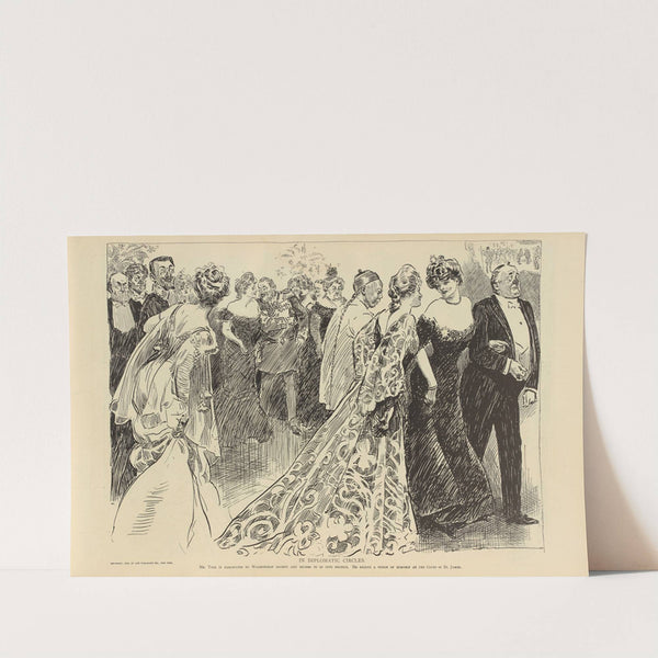 In diplomatic circles (1900-1905) by Charles Dana Gibson