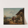 In front of a manor house by Wojciech Gerson