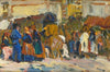 In Front of Saint George’s in Lviv (Sketch) (1907)
