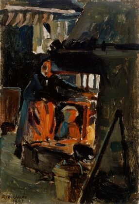 In Front Of The Stove, Inside The Living Room