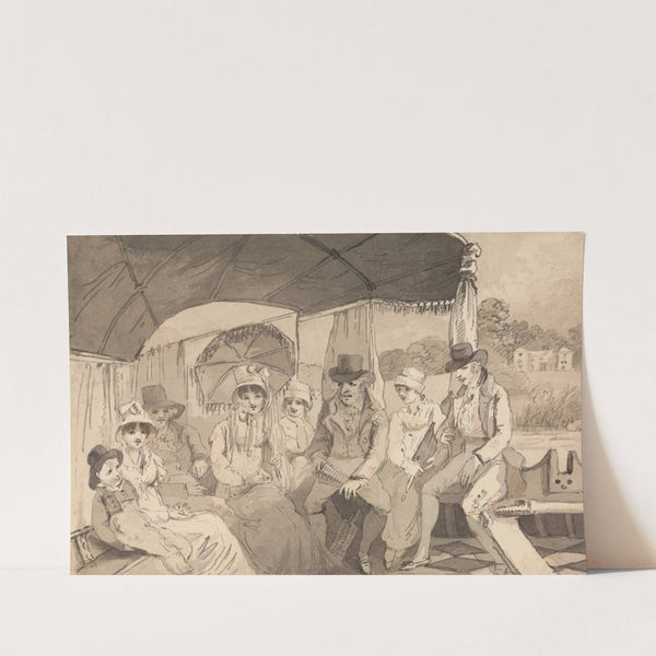 In Mr. Barnard&#039;s Boat, Kingston by John Nixon