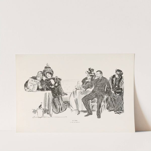 In Paris (1896) by Charles Dana Gibson