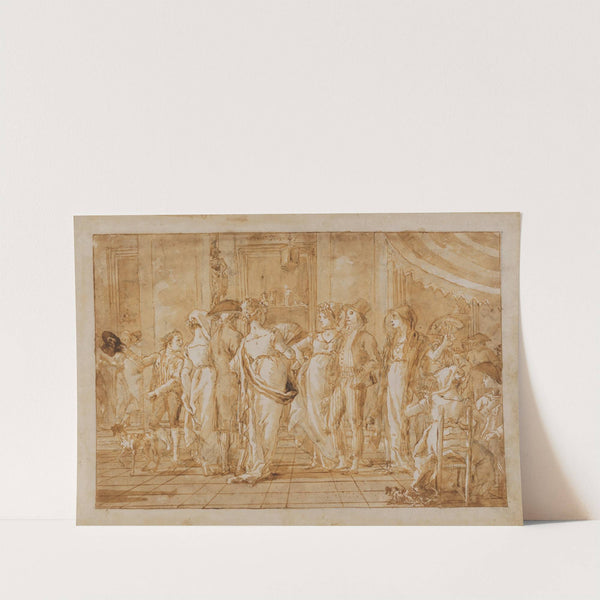 In Piazza (ca. 1791) by Giovanni Domenico Tiepolo