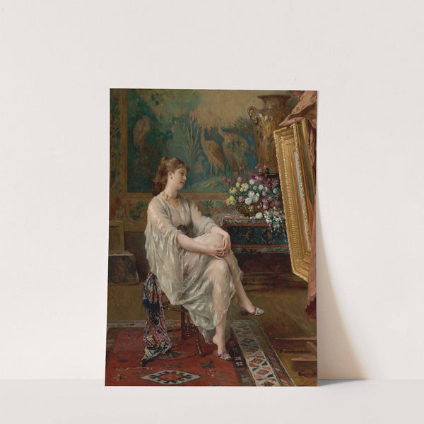 In the Artist&#039;s Studio by Gustave Léonard de Jonghe