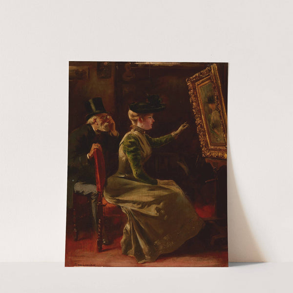 In the Artist&#039;s Studio by Fernand de Launay