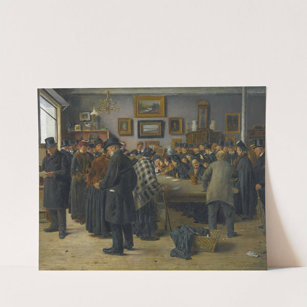 In the Auction House by Carl Carlsen