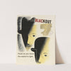 In the Blackout - Pause as You Leave the Station&#039;s Light by Hans Schleger