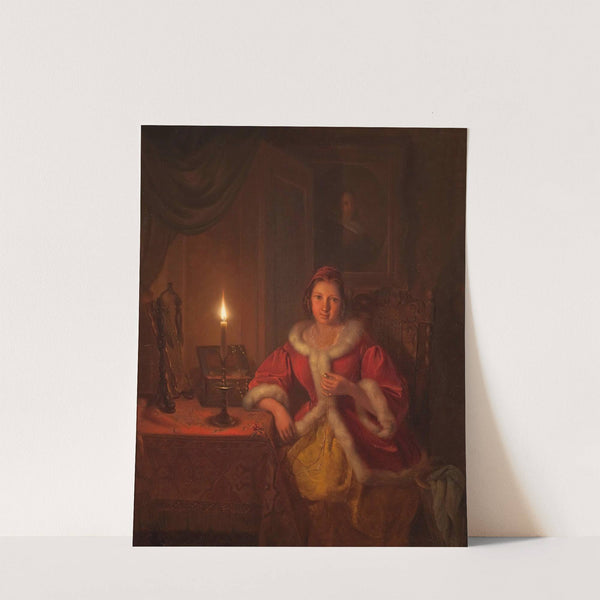 In the Boudoir by Petrus Kiers