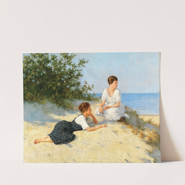 In the dunes on the Baltic Sea shore by Hermann Seeger