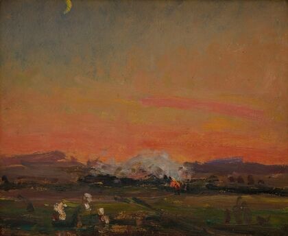 In the Field (Sunset in the Ukraine)
