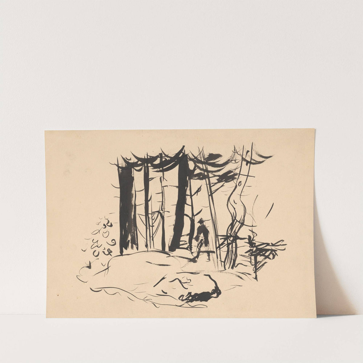 In the forest by Arnold Peter Weisz-Kubínčan