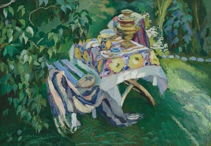 In the garden