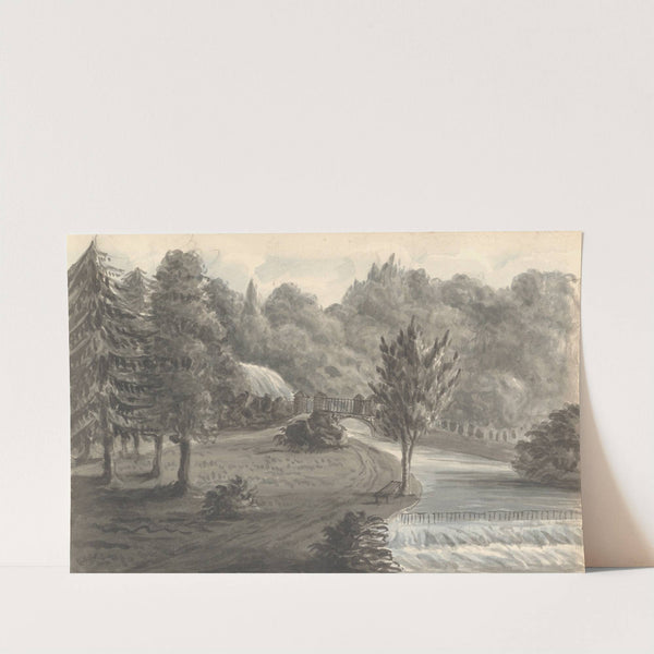 In the Garden at Eastnor Castle, September 29, 1829 by Anne Rushout