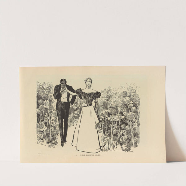 In the garden of youth (1893-1900) by Charles Dana Gibson