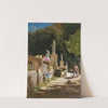 In The Gardens Of The Villa Borghese by Aurelio Tiratelli