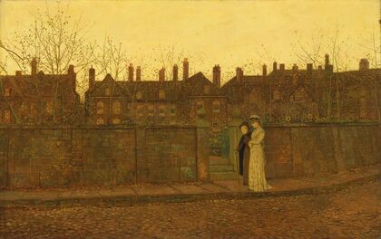 In the golden gloaming