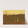 In the golden gloaming by John Atkinson Grimshaw