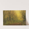 In The Golden Glow Of Autumn by John Atkinson Grimshaw